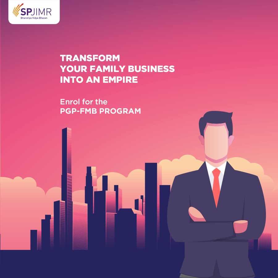 spjimrfmb's tweet photo. You have inherited a business; it’s time to bring in the growth. Take your business a notch higher by implementing your knowledge.
Register Now!
#IamSPJIMR #IamFMB https://t.co/MKuOrIv9tt