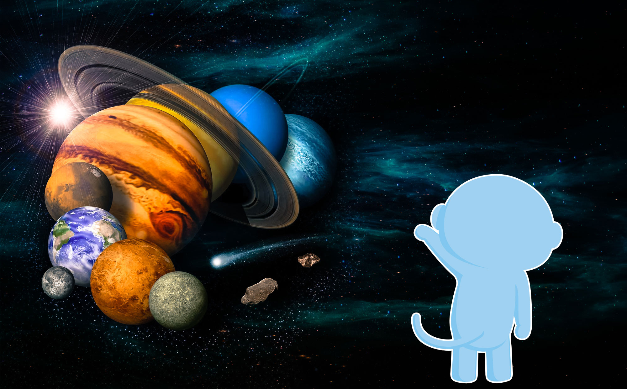 ひかりtv 公式 今日は 冥王星の日 です 冥王星と言えば 惑星の順番を 水金地火木土天海冥 と覚えたのが懐かしいです あれ 最後冥海だったかな O ｪ O 実は 250年の間に年ほど順番が入れ替わる時期があるそうで どちらも間違いではない