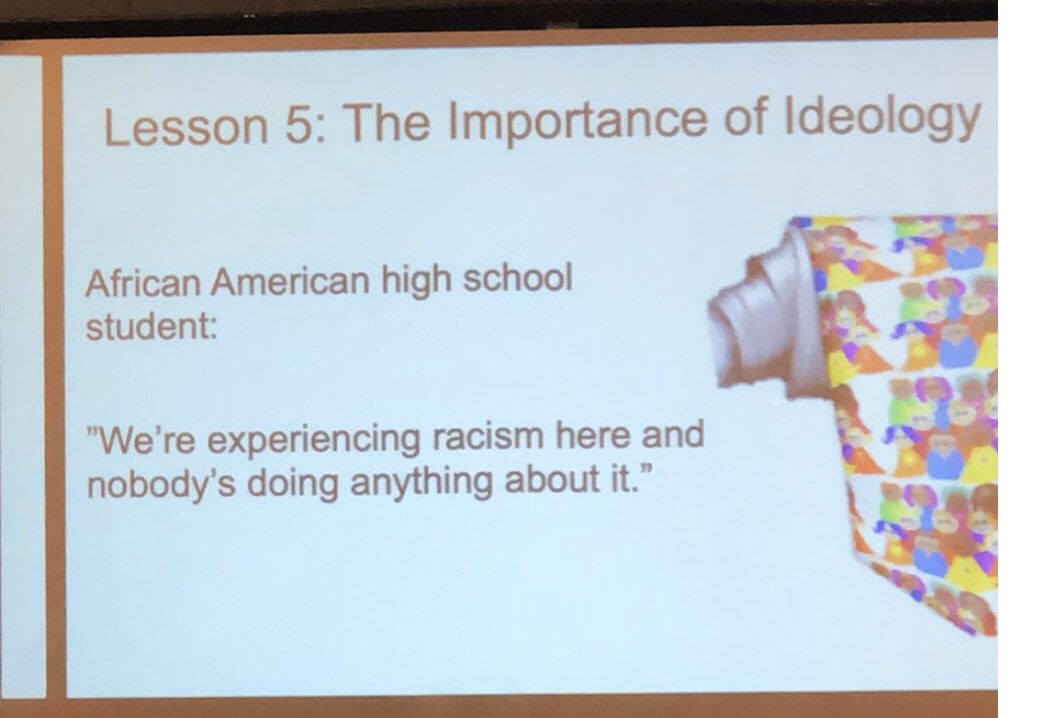 tarajplachowski's tweet photo. “No student anywhere said ‘I’d like to see some more character education here.’” @pgorski #ATE2020 #AntiracistEducation #TeacherDiversity https://t.co/4cFZWy9GKl