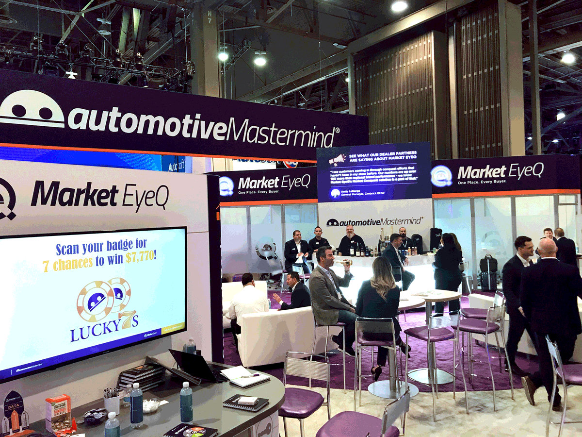 autoMastermind's tweet photo. With another fantastic day at #NADAShow under our belt, Team Mastermind is calling it a night! Missed us? There’s still time to visit us tomorrow at booth #3315C to learn how Market EyeQ can expand the way you view your audience to grow your business. https://t.co/vd7aRfjcQv