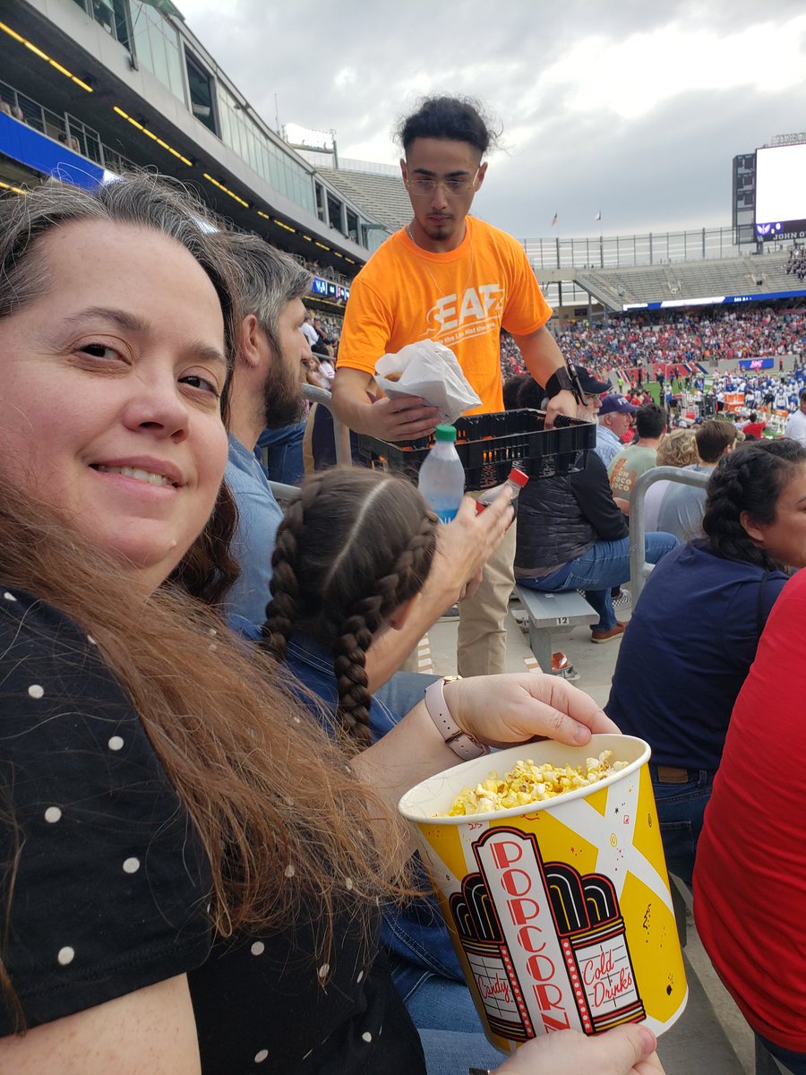 Also first time using @myseatzapp . 😁🥨🍿