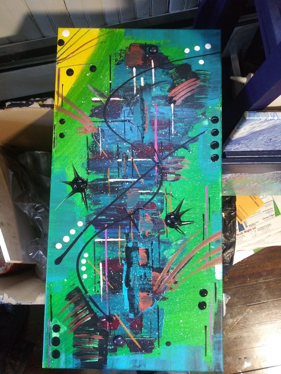 AmykCreations's tweet photo. "Intersect" 12x24 abstract

#1createcouk #1create https://t.co/5vkN5eWI2y