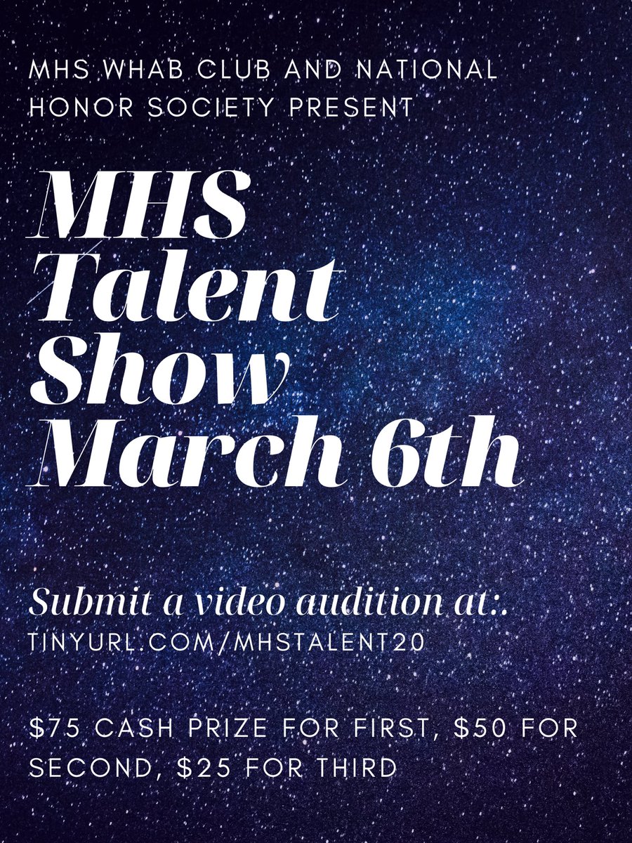 Sumbit your auditions!