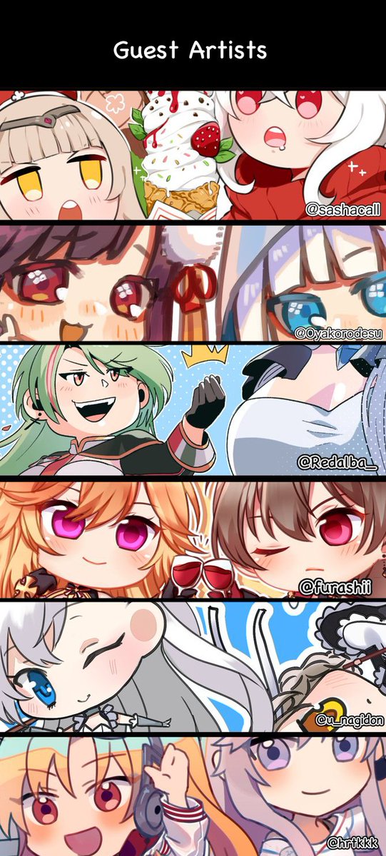 Cheschorv Commission On Pinned Post Sur Twitter Indonesian Only Hi Guys For Y All Who Likes Azurlane Arknights And Girls Frontline Please Do Visit Our Booth In A8 Yuri Nakama I Also