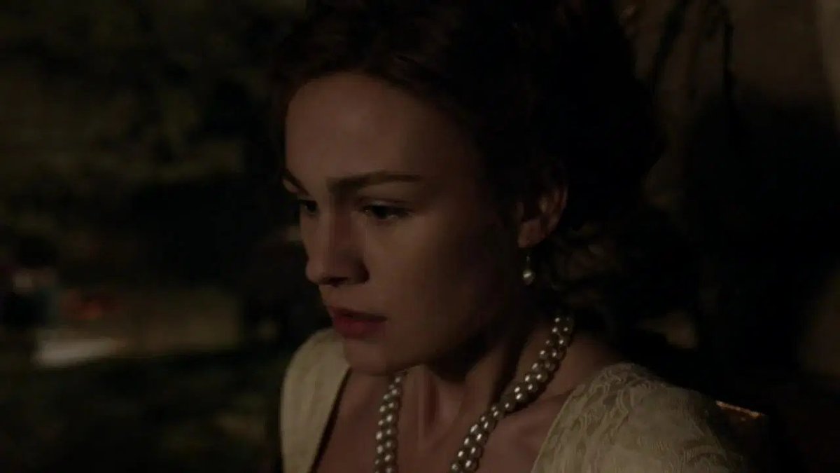 CaitORyanFans's tweet photo. Personal: this is the ONLY thing I disliked about the episode. It was needlessly cruel for Bree to hear this about Bonnet ON HER WEDDING NIGHT. The show was cruel to have the rape the same night as her first marriage/handfast, & they've ruined this too. #Sad #Outlander #PoorBree https://t.co/nQFu33eYbF