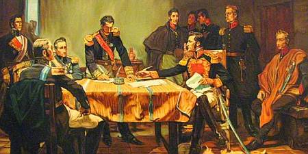 A war ravaged Spain could not defeat the rebellions in Spanish America as not only were the rebels Masons but Spain's army was rife with Masons as well.Masonic Commanders on both sides rigged battles as in the Battle of Ayacucho(Ayacucho betrayal)which secured Peru's independence