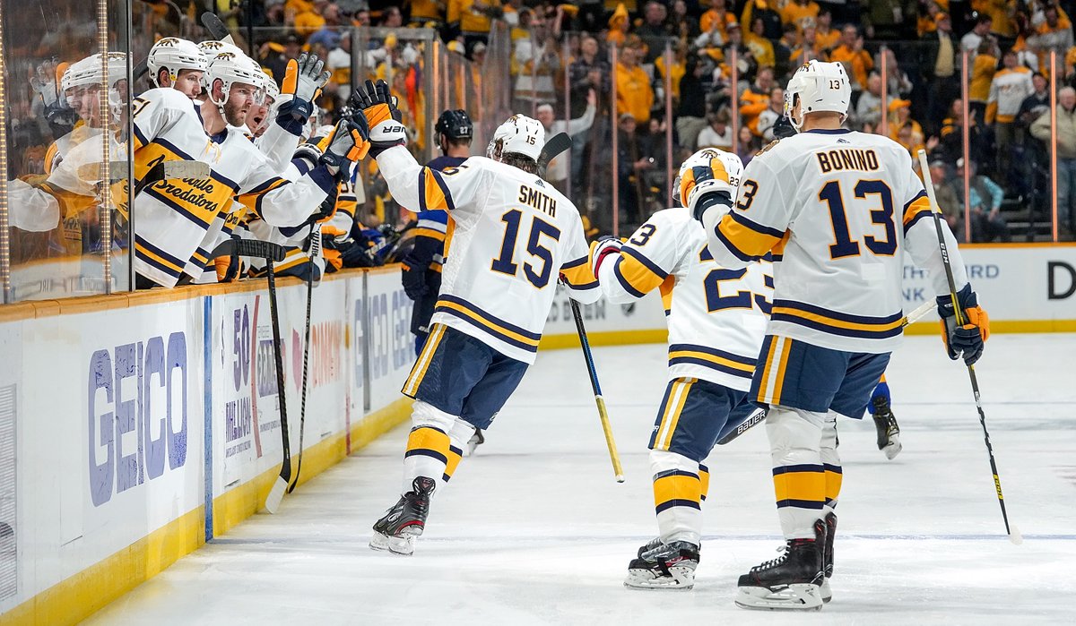 TomAWillis's tweet image. And the defending #StanleyCup Champions have been swept. The #Preds win another huge one.

🧹🧹🧹