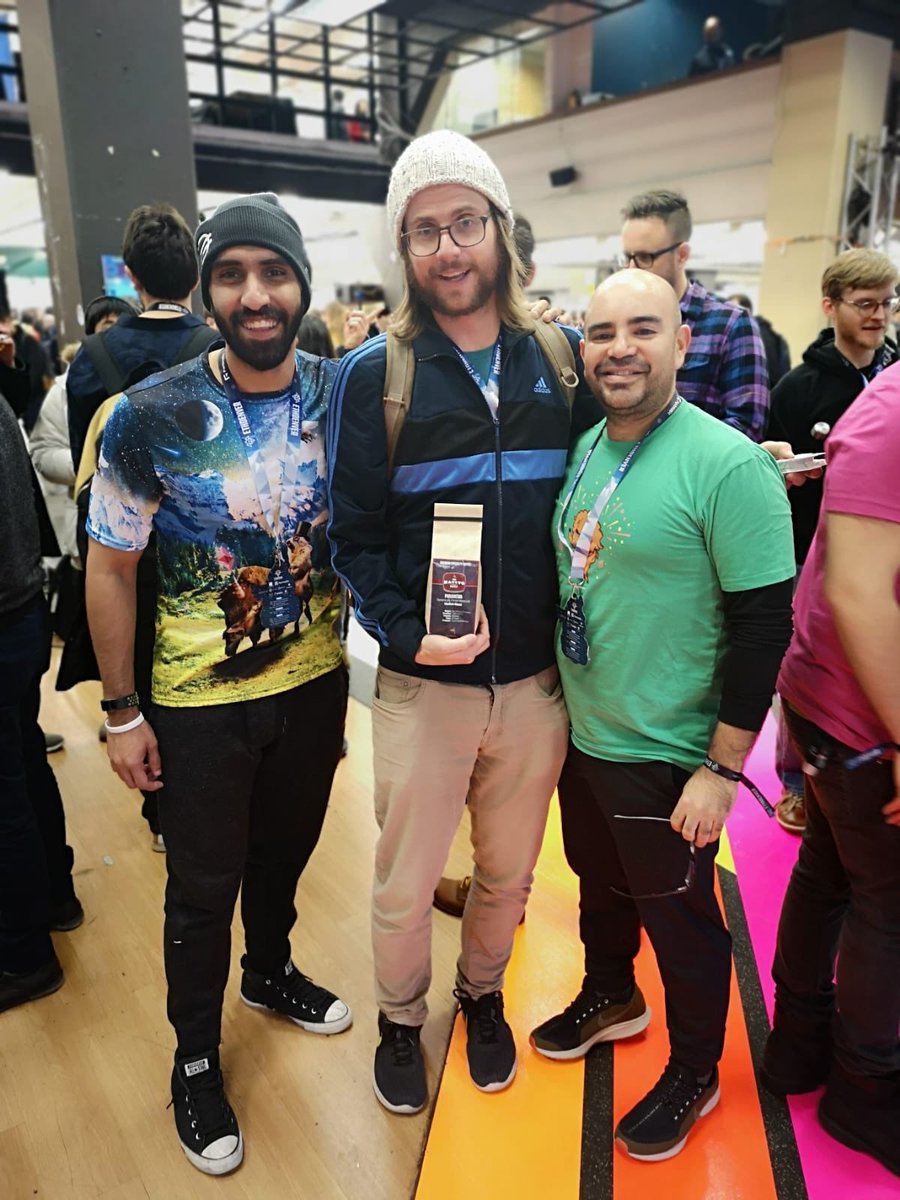 The winner of our coffee giveaway <a href="/newnormal_earth/">#NewNormal ⟠</a> gifted his prize to <a href="/owocki/">Kev.Ξth, Gitcoin 3.3 🔜 ™️</a>! Congratulations on your new 👶! Hope you enjoy it.