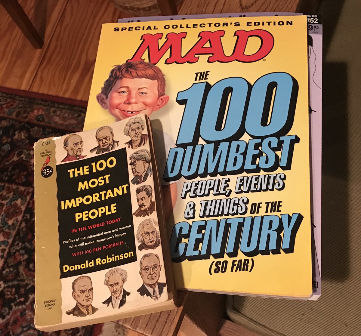Among recent discoveries at the Boys &amp; Girls Club shop in Edgartown #thriftstorefinds #books ⁦<a href="/MADmagazine/">MAD Magazine</a>⁩ #marthasvineyard