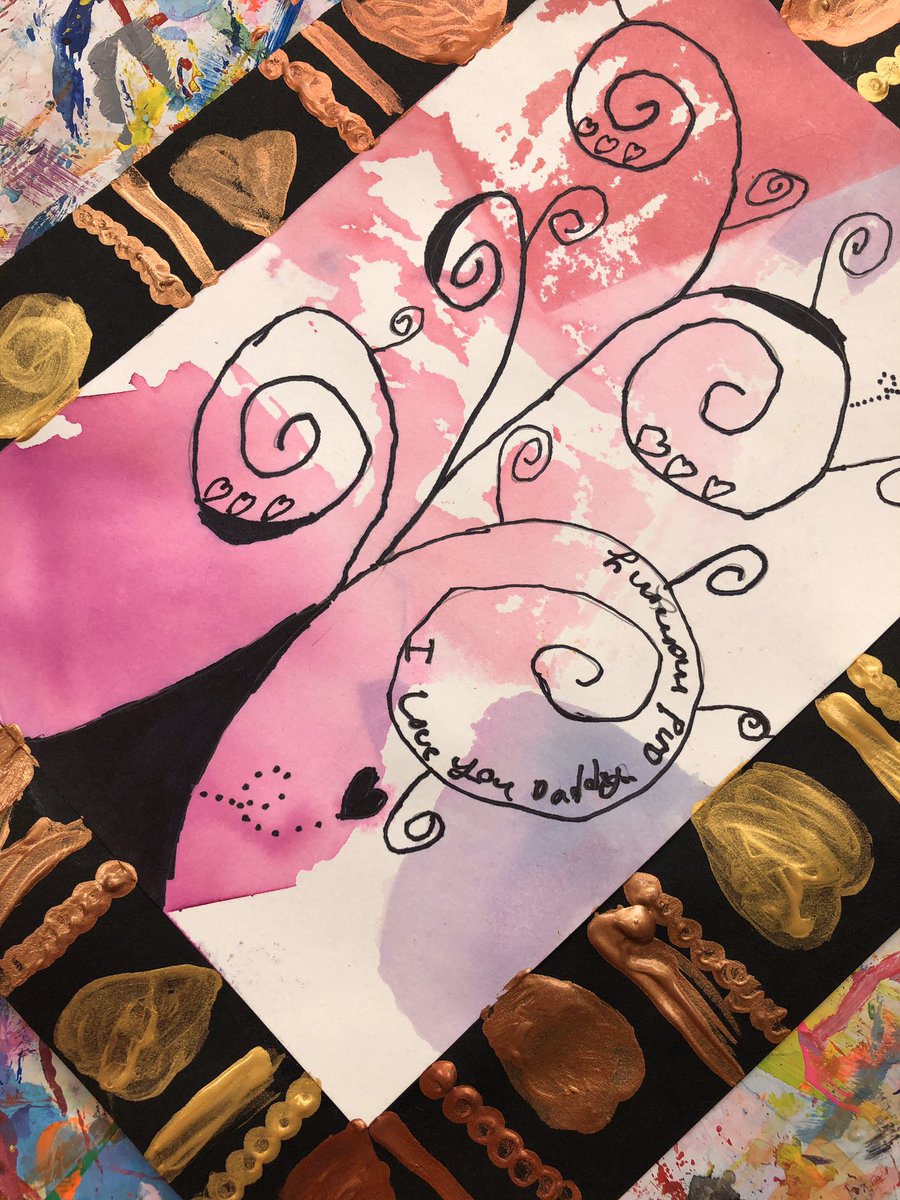 ECESArt's tweet photo. - SUPER belated Friday tweets for #tweetweek but it was Valentines Day which = kiddos hyped up on candy & tired teachers! Feelinβ the love in the Art Room! @EastClaytonElem #3rdKlimtValentines #flowergrams #sweetkiddos https://t.co/Hl5ZFMiVd3