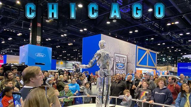 HankTheRobot's tweet image. .
Such amazing crowds here in Chicago! We&apos;re having a great time in the FORD booth for the 2020 Auto Show! 🤖🤖🤖
.
#hanktherobot #chicago #chitown #windycity #ford #mustang #auto #autoshow #f150 #show #crowd #audience #interactive #robot #robotics #rob… ift.tt/37yqPlu