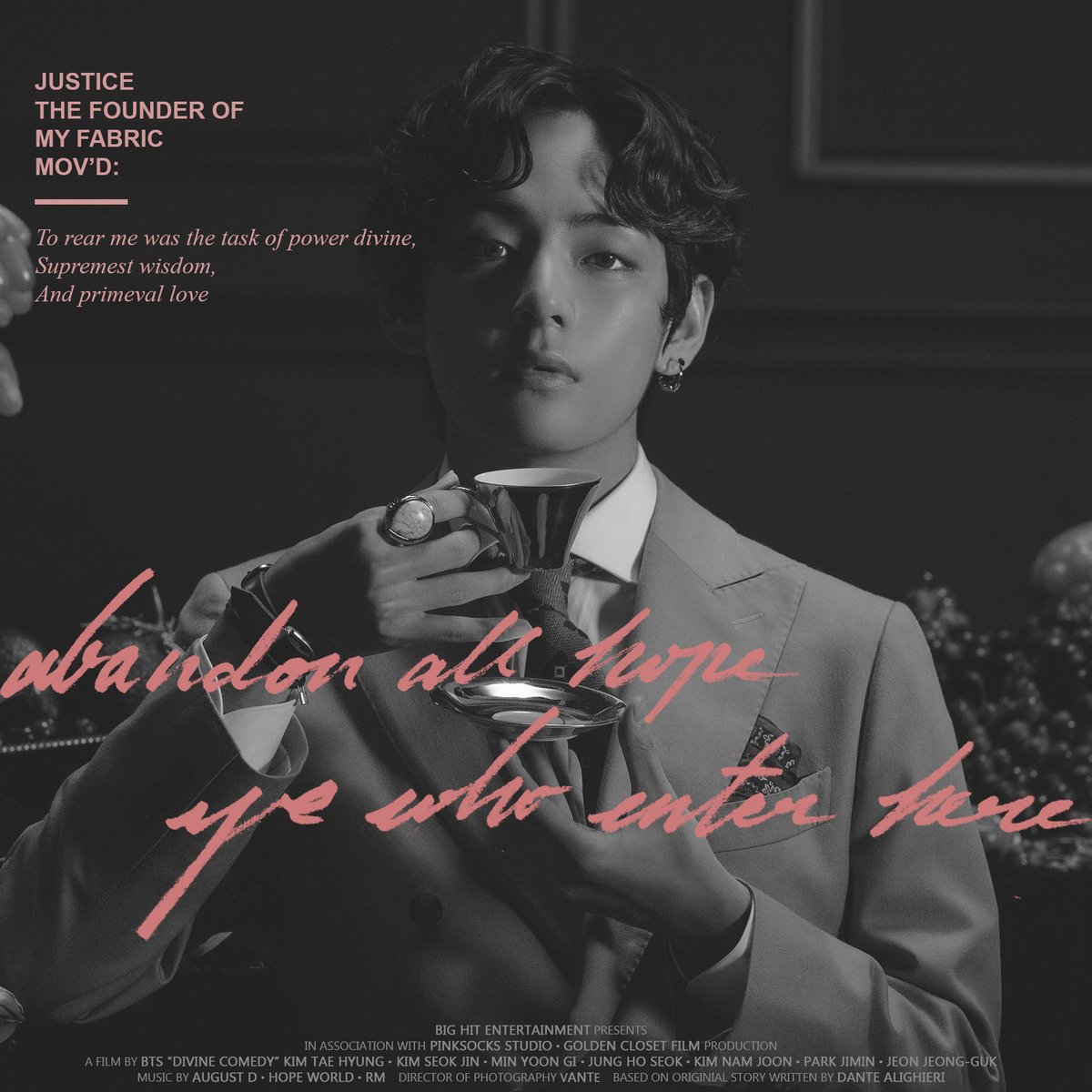 pinksocks0613's tweet photo. "abandon all hope, ye who enter here."
/ Divine Comedy, Dante Alighieri

#BTS #방탄소년단 #MAP_OF_THE_SOUL_7
#V #뷔 #JIMIN #지민

@BTS_twt https://t.co/2X4zXBRuyl