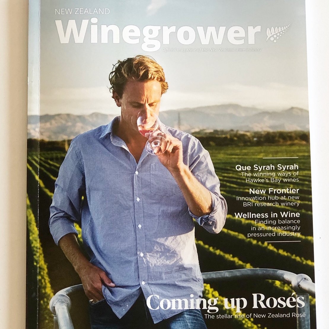 Check out our man David Clouston on the cover of New Zealand Winegrower and featuring in:
Coming up Rosés - The Stellar rise of New Zealand Rosé!!! ruralnewsgroup.co.nz/wine-grower/wg…