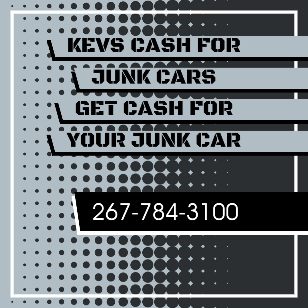 ForKevs's tweet image. Cash for junk cars Philadelphia
Call Philadelphia’s favorite junk car removal service. At Kevs Cash for Junk Cars, we pay top dollar and offer same day service!
267-784-3100
s.ripl.com/x31fbh