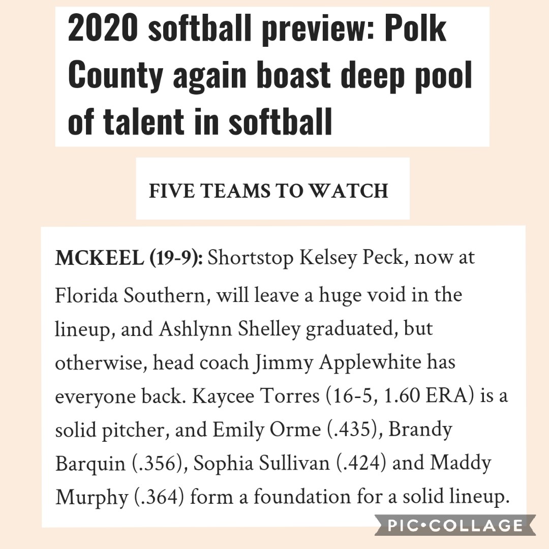 McKeelSoftball's tweet photo. @kayceetorres135 @brandybarquin @ssophhhia @emilyyormee @maddymurphy17 @itspeck_ @ashlynnshelley https://t.co/PyjtNRHLBI