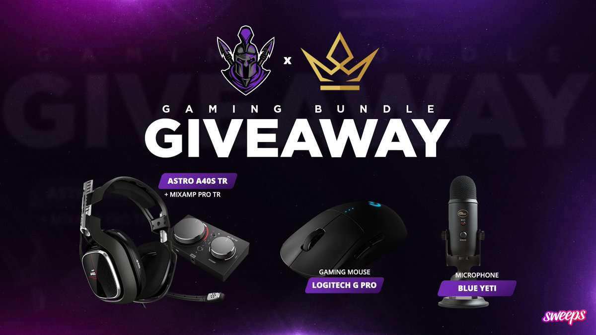 Game Builds (@gamebuilds) on Twitter photo We've teamed up with @Crix_TV and <a href="/RaisedByKingsGG/">Raised By Kings</a> for this <a href="/ASTROGaming/">ASTRO Gaming</a>, <a href="/LogitechG/">Logitech G</a>, and <a href="/BlueMicrophones/">Blue Microphones</a> giveaway!
To enter:
๐ Click here: sweeps.gift/RQ4cG
Bonus entries:
๐ฌ Reply to this tweet
๐ Retweet and like this tweet
๐ Follow @Crix_TV & @Sweepsgg We've teamed up with @Crix_TV and <a href="/RaisedByKingsGG/">Raised By Kings</a> for this <a href="/ASTROGaming/">ASTRO Gaming</a>, <a href="/LogitechG/">Logitech G</a>, and <a href="/BlueMicrophones/">Blue Microphones</a> giveaway!
To enter:
๐ Click here: sweeps.gift/RQ4cG
Bonus entries:
๐ฌ Reply to this tweet
๐ Retweet and like this tweet
๐ Follow @Crix_TV & @Sweepsgg