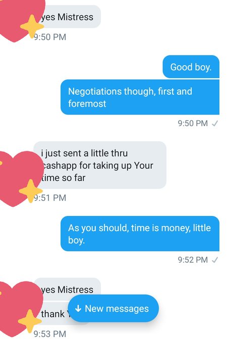 Ohhhh, what a good boy.   Take note, betas.   This is how a smart sub addresses and tributes.    Respectfully<a href="/tag/reimburse"class="tags"><span>#reimburse</span></a>