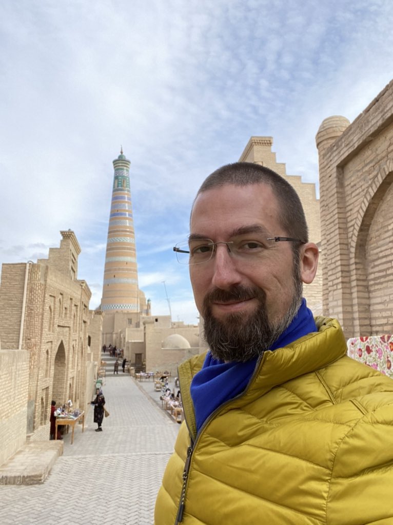 djkaiser_phd's tweet image. The #minarets of old #Khiva #Uzbekistan #travel #centralasia
