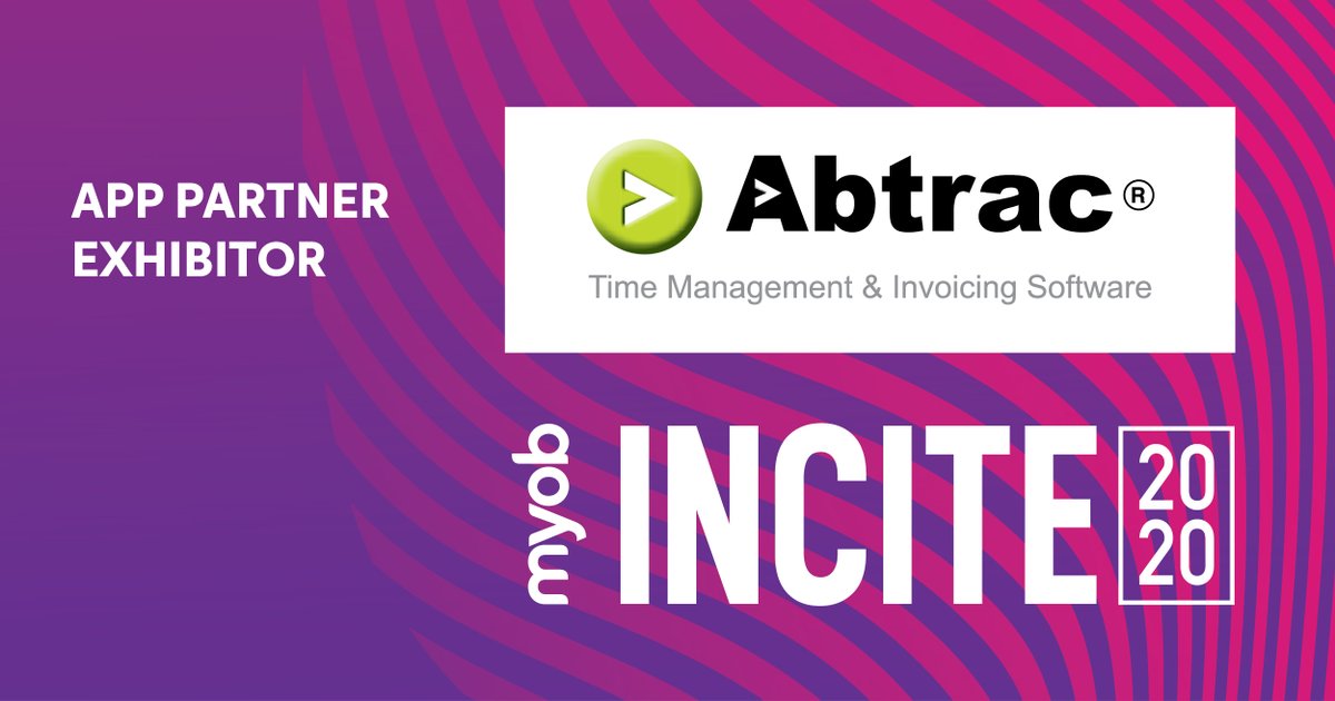 It's that time again. Come see us tomorrow at Auckland's Eden Park for #MYOBINCITE and discover how Abtrac and <a href="/MYOB/">MYOB</a> together can do wonders for your business. #abtraconline #projectmanagement