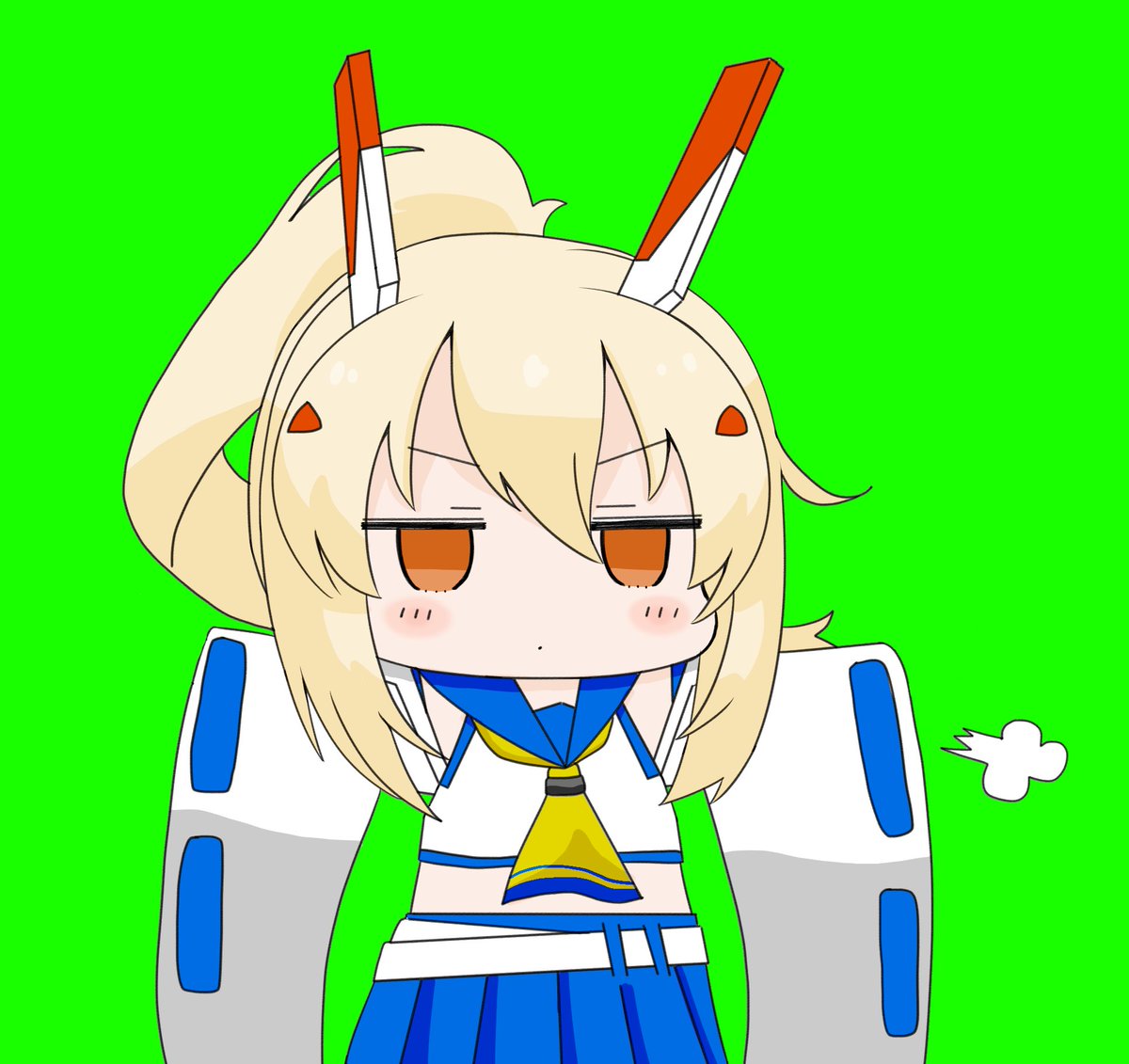 #アズールレーン
綾波ちゃん築城シリーズ多分GBと使用例 