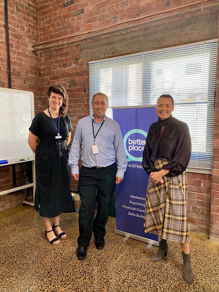 Nick Collins from @cathcare_ and practitioners give  <a href="/LibbyCokerMP/">Libby Coker MP</a> a tour of the new Geelong office. Clients benefit greatly from having multiple services under one roof for much-needed community services such as #mediation and #financialcounselling.
