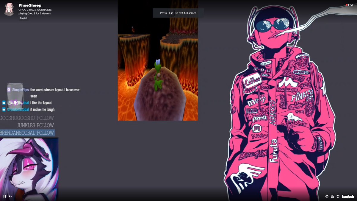 SimpleFlips's tweet image. Worst stream layout of all time lmfao