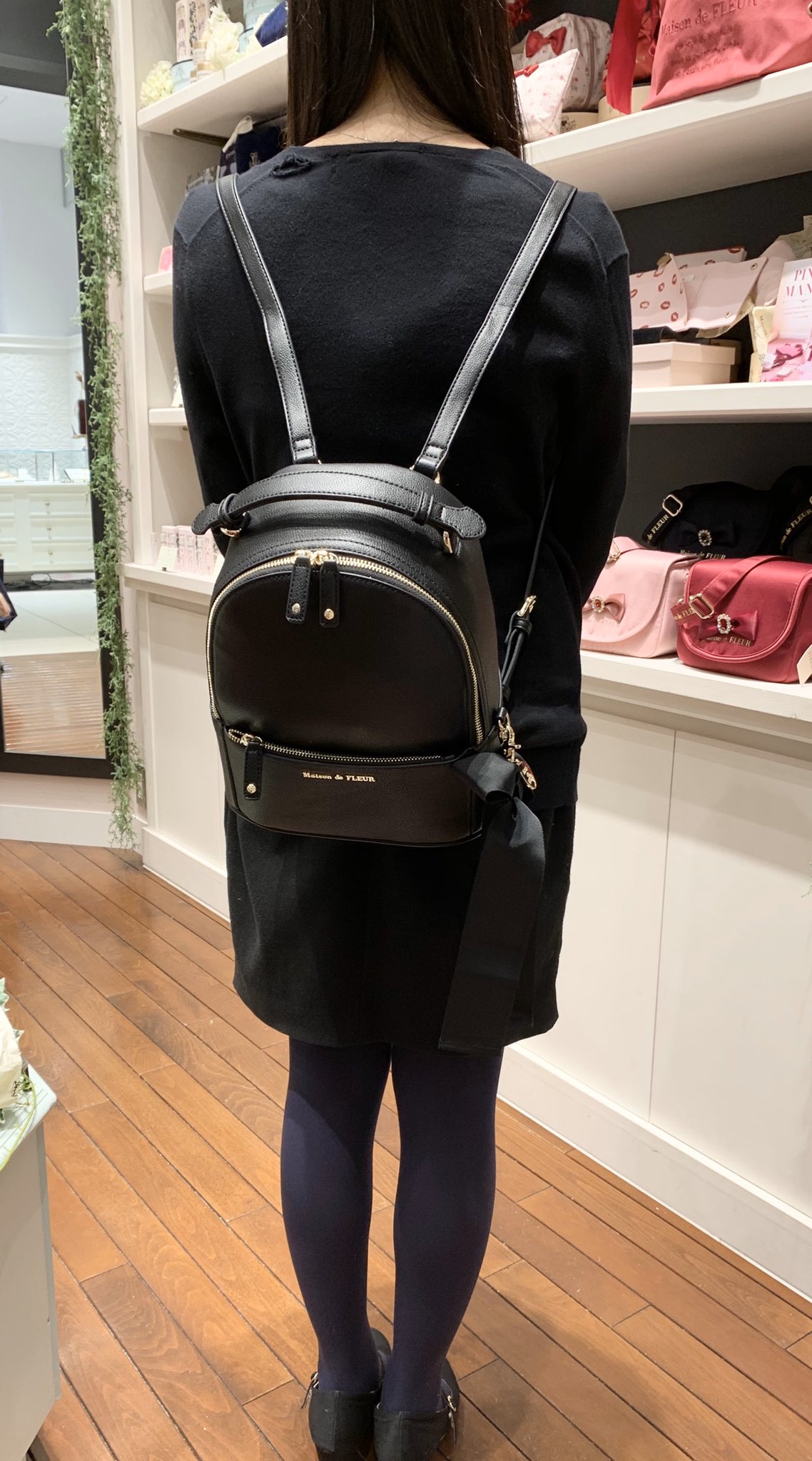取扱店舗限定アイテム メゾンド フルール ピンク リュック 最終値下げ