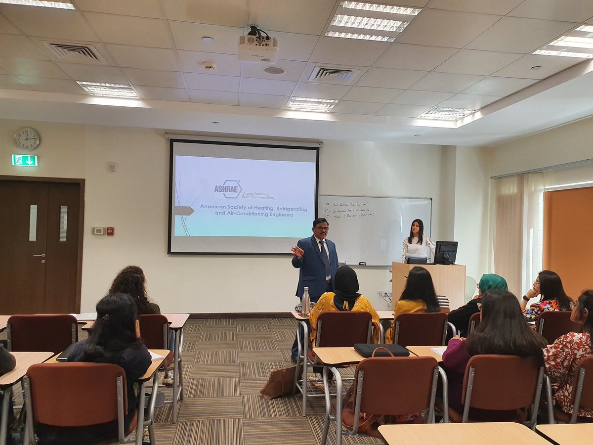 ETopriska's tweet photo. Thank you @UaeCibse , @CIBSE  and @ashraenews for a very informative event for the @AE_HWU students @HWUDubai highlighting the importance of professional engineering membership, collaboration and networking! https://t.co/40U98SwtcV