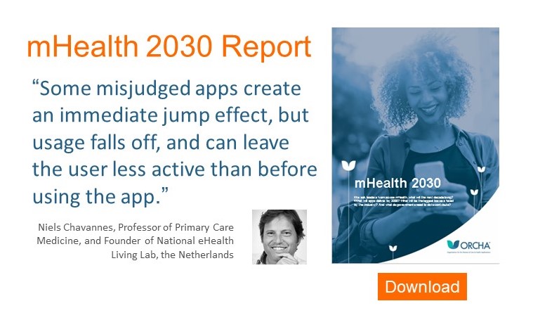OrchaHealth's tweet image. 10 years ago, the iPhone was just 3 years old, only 25% of us owned a smartphone, &amp;amp; the term mHealth was first coined 📲

What do mHealth leaders think about what the next decade will bring? We spoke to @NHChavannes, Founder of National eHealth Living Lab: ow.ly/hVix50yjvXK