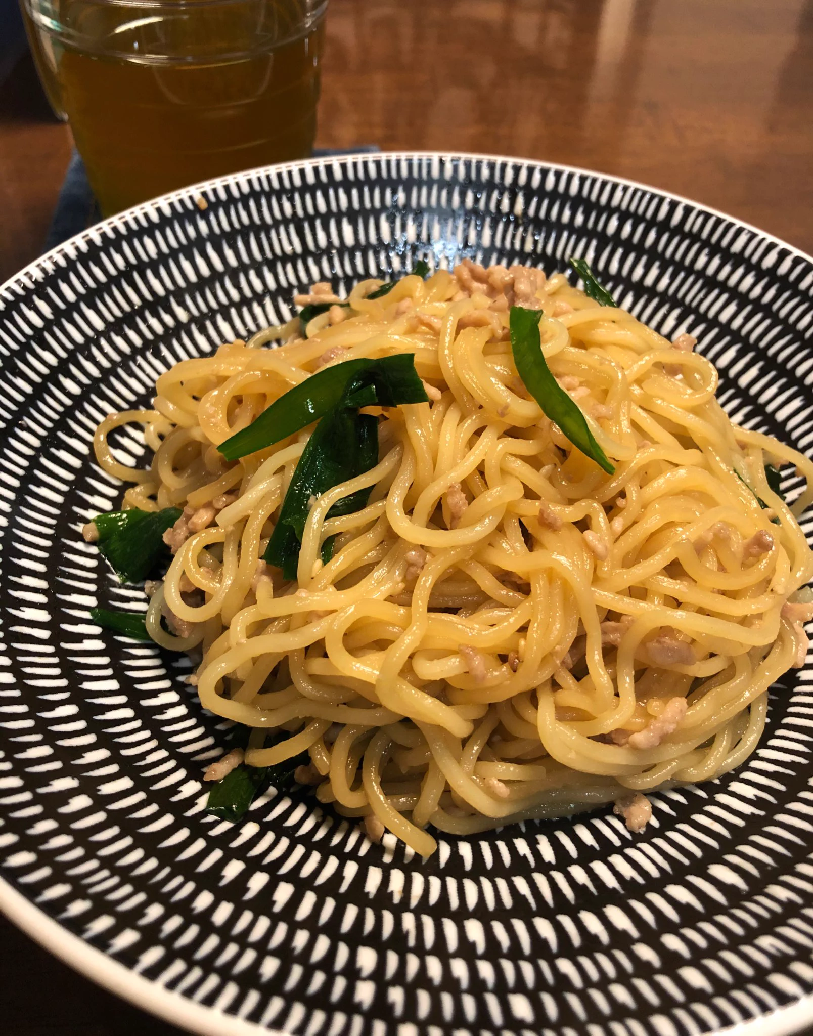 麺モチモチでうまーー。
一瞬で食べ終わった。
簡単過ぎてびっくり。  