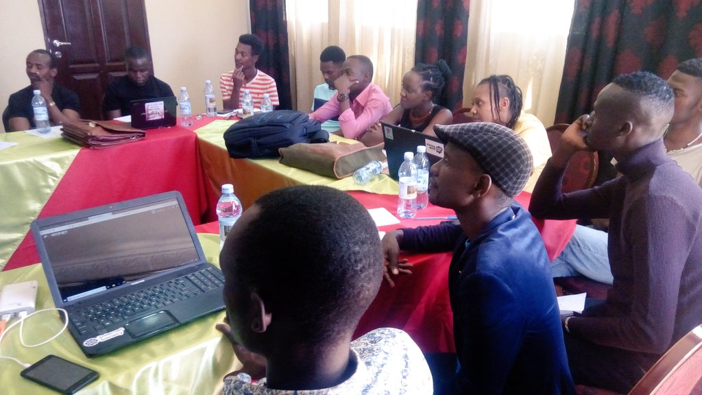 milimatechug's tweet photo. #CorporateTrainings: @milimatechug CEO, @emchagara facilitates a training on #socialengineering to stakeholders of Action for #Humanitarian #Initiatives (#AFHI) at @GrandGlobalHote
#MilimaSecurity #AFHITraining
#HappeningNow https://t.co/CxLDSBNpBO