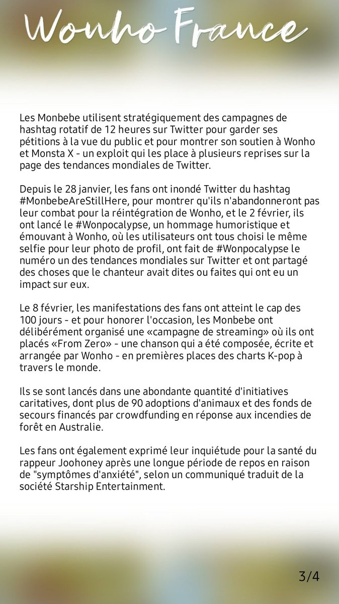 Nathalie Jb Mh Bel Article Le Wonpocalypse C Etait Quelque Chose Ca M Avait Fait Beaucoup De Bien