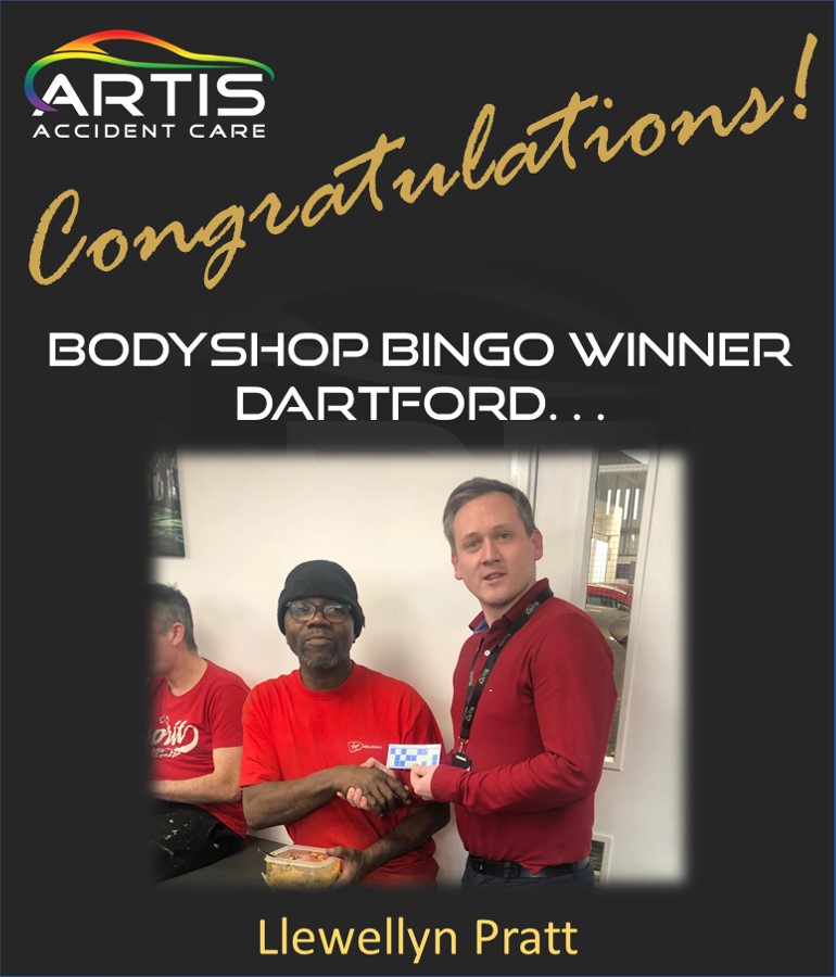 Bodyshop Bingo... Raising Money for <a href="/RainbowTrustCC/">Rainbow Trust Children’s Charity</a> and employees winning an extra days paid holiday... all in a days work for the Artis Family. Well done teams!