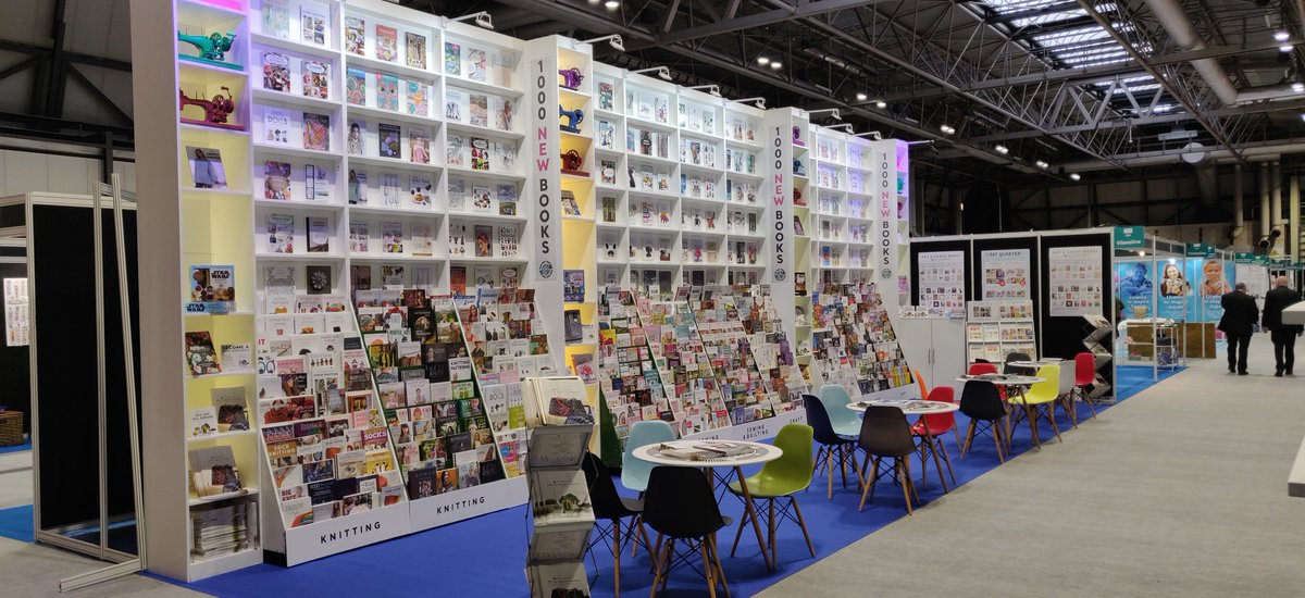 GMC_D's tweet photo. We've been having a great time at #Stitches2020
this weekend & there's still 2 more days to go!
We are exhibiting 100's of books in the Art & Craft categories including titles from @GMCbooks, @SterlingBooks, @LarkCrafts , @TuvaYayincilik, @bluestarpress, @SixthandSpring & more! https://t.co/Y7nEzPlsO4