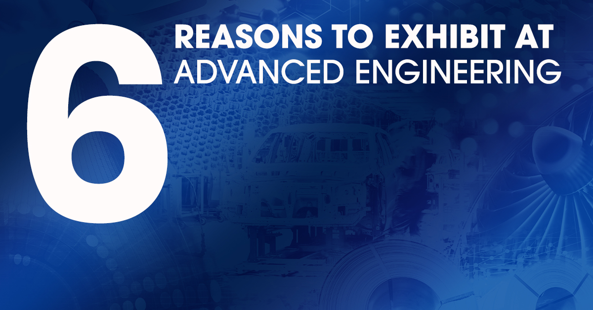 advancedenguk's tweet photo. We know that you have the choice of a huge range of Engineering events to exhibit at, so why should you choose #AEUK20? Over the next couple of weeks we'll give you 6 fantastic reasons that AEUK20 is THE event you should be at this year! #StayTuned #WhyExhibit? https://t.co/2HchhkFU4S