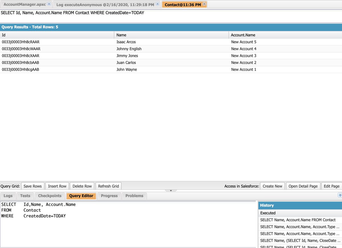 IsaacArcos12's tweet image. Completed Assignment 4 for #ApexHoursDev @ApexHours !

Now, for some sleep 💤💤

#100daysofcode #apex #salesforce #codenewbie