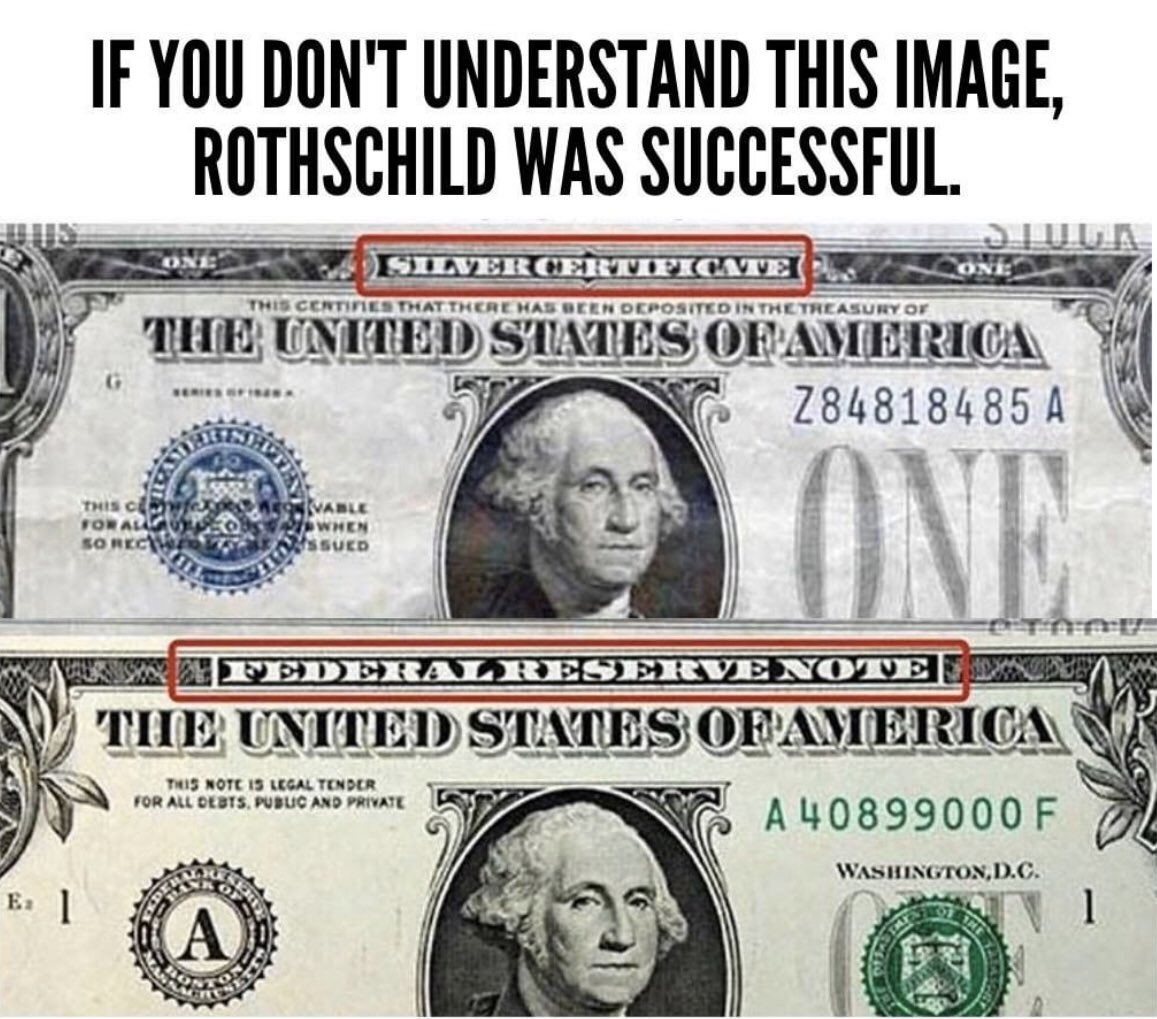 ProaKtfs's tweet image. From Silver Certificate to Federal Reserve Note. 💵 #currency #monetaryvalue #dollar