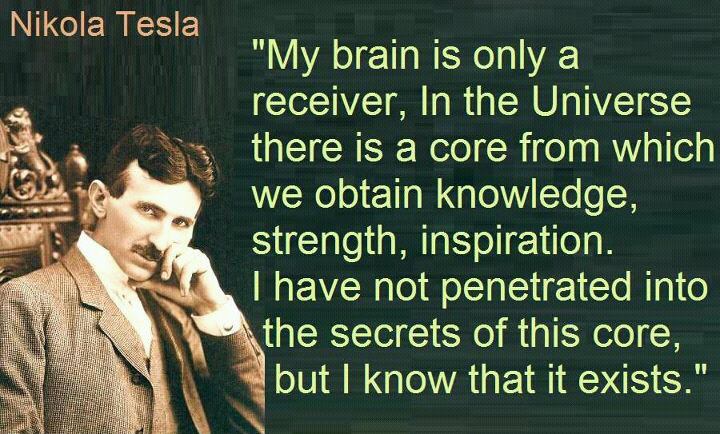 So we are not our 4th-dimensional thoughts, egos or memories, we are 5th-dimensional observers, apart of one source intelligence.This omnipresent, all intelligent field has been referred to as the "Akashic records"Nikola Tesla claimed it's where he obtained all his ideas from