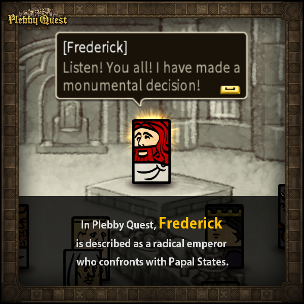 PlebbyQuest's tweet photo. Introducing the main characters of Plebby Quest.
The third character is Frederick!
#plebbyquest #game #games #indiegame #steamgame #wargame #mediumaevum https://t.co/F6vCLEhQOW