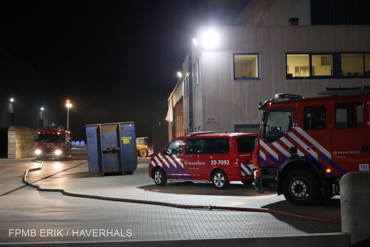 Brand in silo Waspiks bedrijf -..