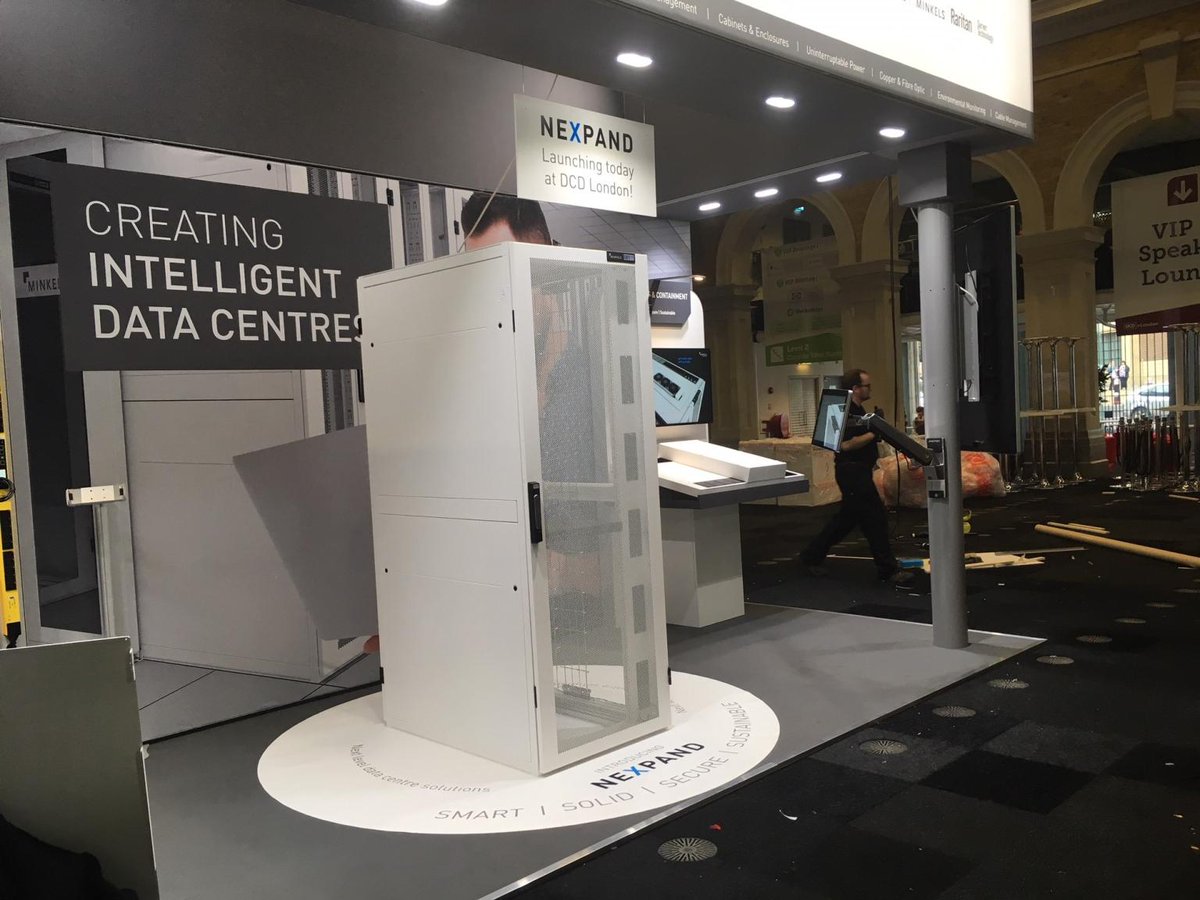 Make sure you visit the Legrand stand (D310) at DCW London on 11+12 March where we'll be showcasing the new Minkels Nexpand cabinet platform! A little sneak preview...

#dcw #datacenter #nexpand