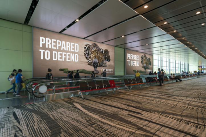 Have you spotted us in Changi Airport, Singapore? #PreparedToDefend