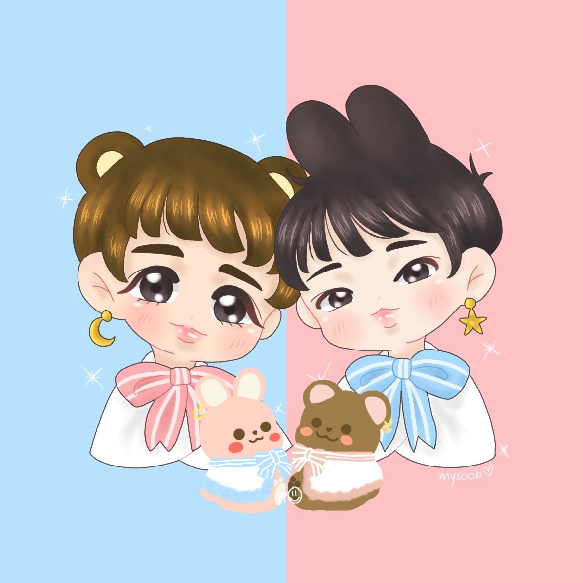 mysoob_txt's tweet photo. Twinkle little star 🌟🌙 with @ppp_ppns 💜

#คุณเป็ดแกลลอรี่ #TXTfanart #TOMORROW_X_TOGETHER #TXT #투모로우바이투게더 #BEOMGYU #SOOBIN #범규 #수빈 #mysoobart https://t.co/TZtzZlr3ZQ