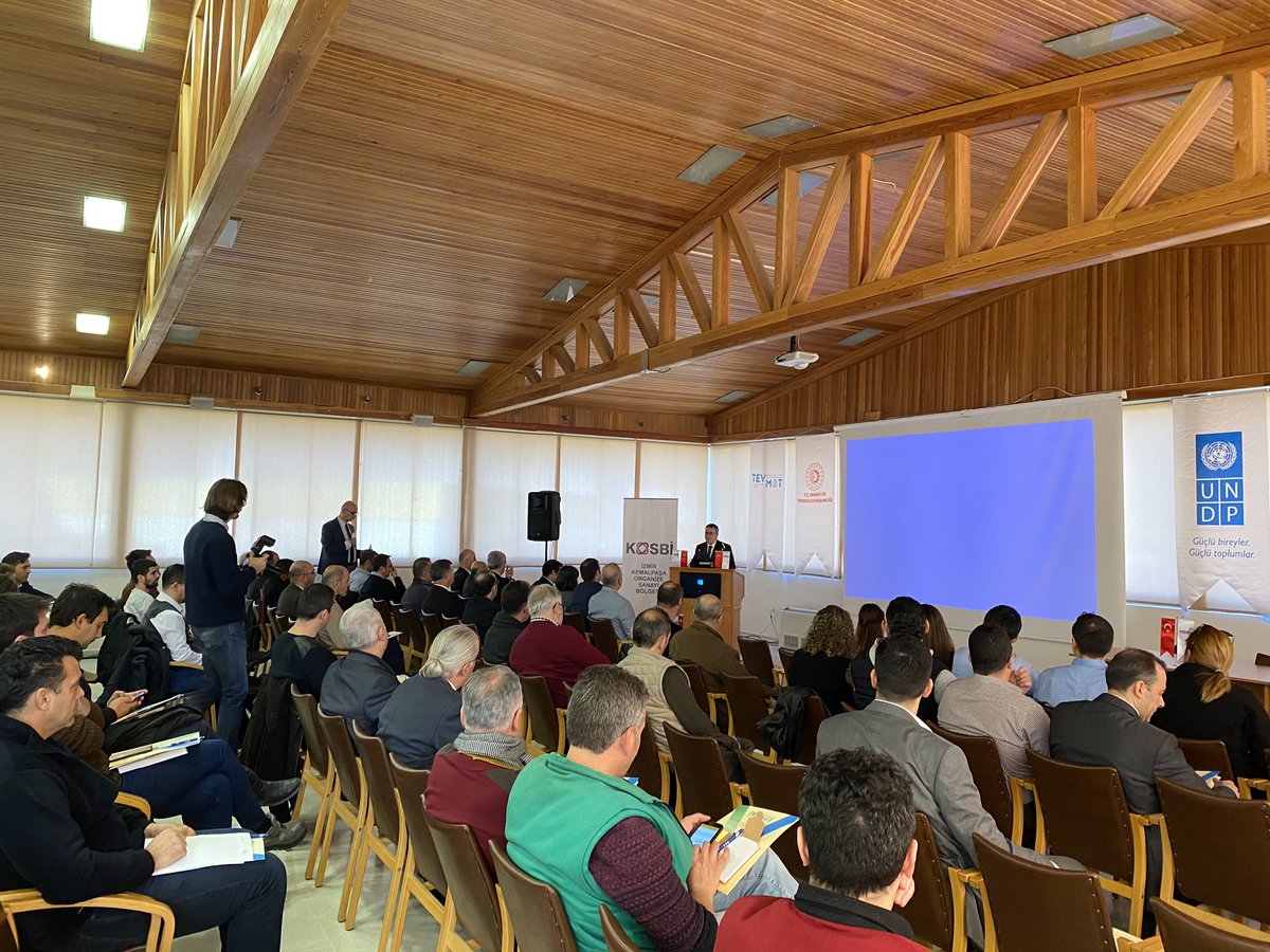 tevmot's tweet photo. İzmir Kemalpaşa OSB TEVMOT Bilgilendirme seminerimize başladık. Yarın Uşak OSB’deyiz. Katılıma olan ilgiye teşekkür ederiz.@undpturkiye #energy #eficiency #electric #motor https://t.co/5xztESQXa6
