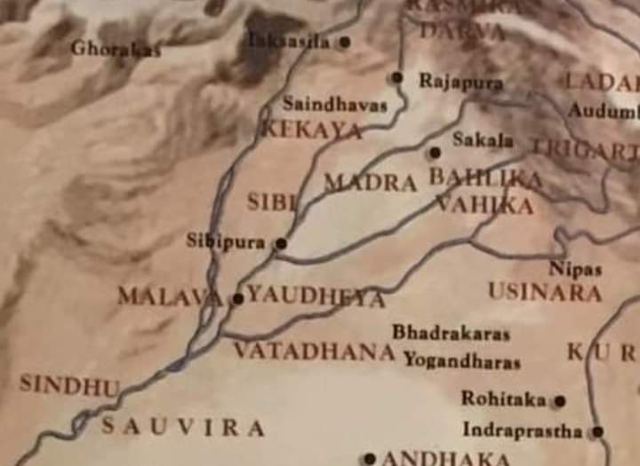 Interestingly, Malavas and Yaudheyas still inherit the Indus-Satluj region in the Mahābhārata. In the post Mahābhārata age, Malavas win over lands from east Punjab to Madhya Pradesh.Malwa of East Punjab (Ludhiana) and Malwa of Madhya Pradesh is still named after this tribe.