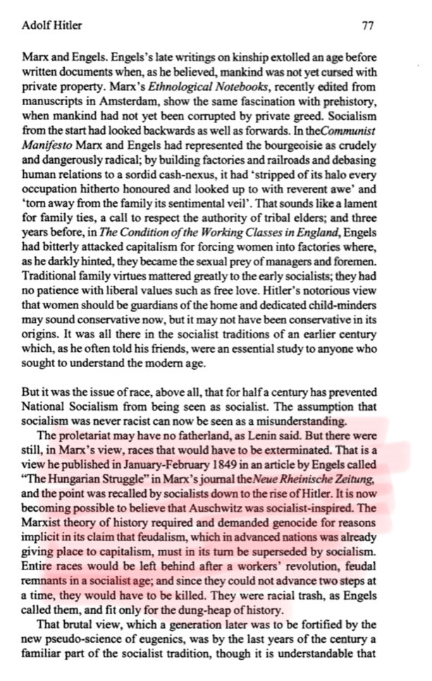 10/n George G. Watson mentions an 1849 article of Engels in his book”The Lost Literature of Socialism” F Engels called "The Hungarian Struggle" & states that the writings of Engels & others show that "the MARXIST theory of history required and DEMANDED GEONOCIDE.”