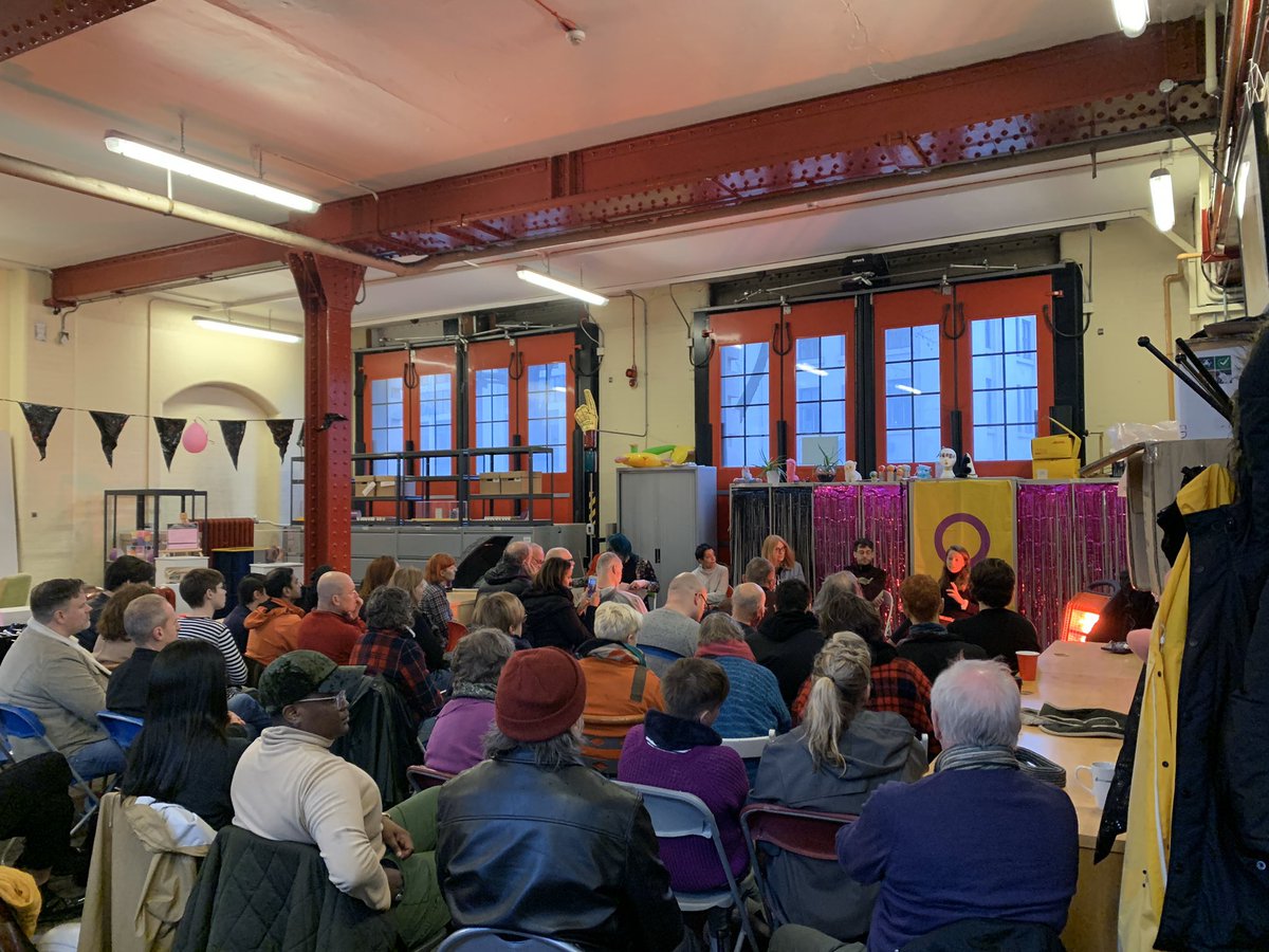 switchboardLGBT's tweet image. Thank you to everyone involved in yesterday’s #LGBTHM event, all about our history &amp;amp; #TheLogBooks podcast. Panel incl. @djritu1 @dianalouisej @AdamZmith &amp;amp; @maudeandtrevor chaired by @ChryssyH A special thank you to @OpeningDoorsLdn for organising &amp;amp; @LGBTIQoutside for hosting 👏👏