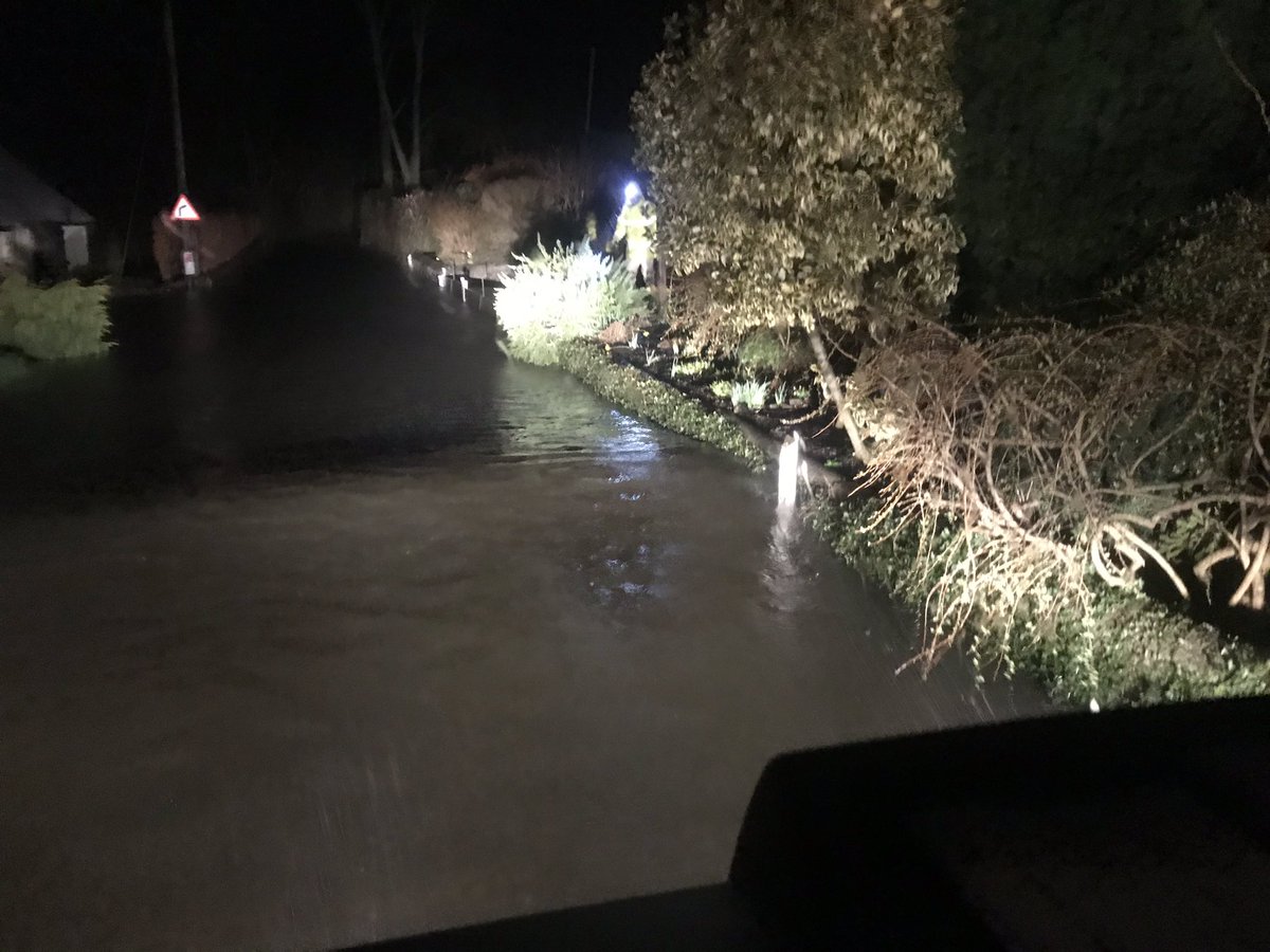 TeamEA’s specialist 4x4 lorry demonstrated its capabilities last night helping vulnerable communities under 2 ft of floodwater