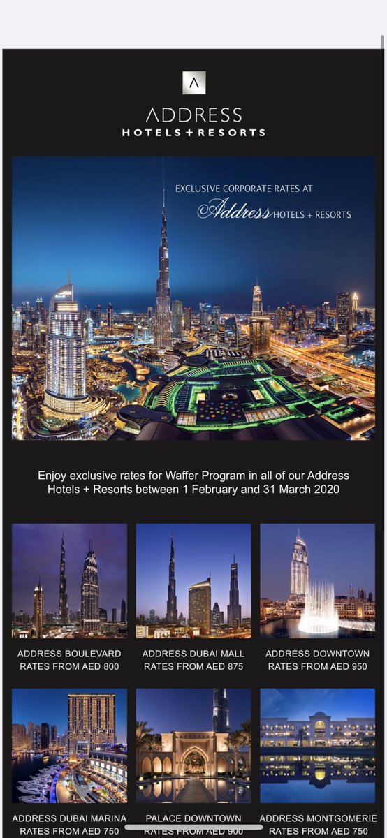 waffercard's tweet photo. عروض مقدمة من مجموعة فنادق العنوان ، بإمكانكم الاستفادة منها من خلال #بطاقة_وفر 
.. @AddressHotelsAR https://t.co/egy5lf9cYY
