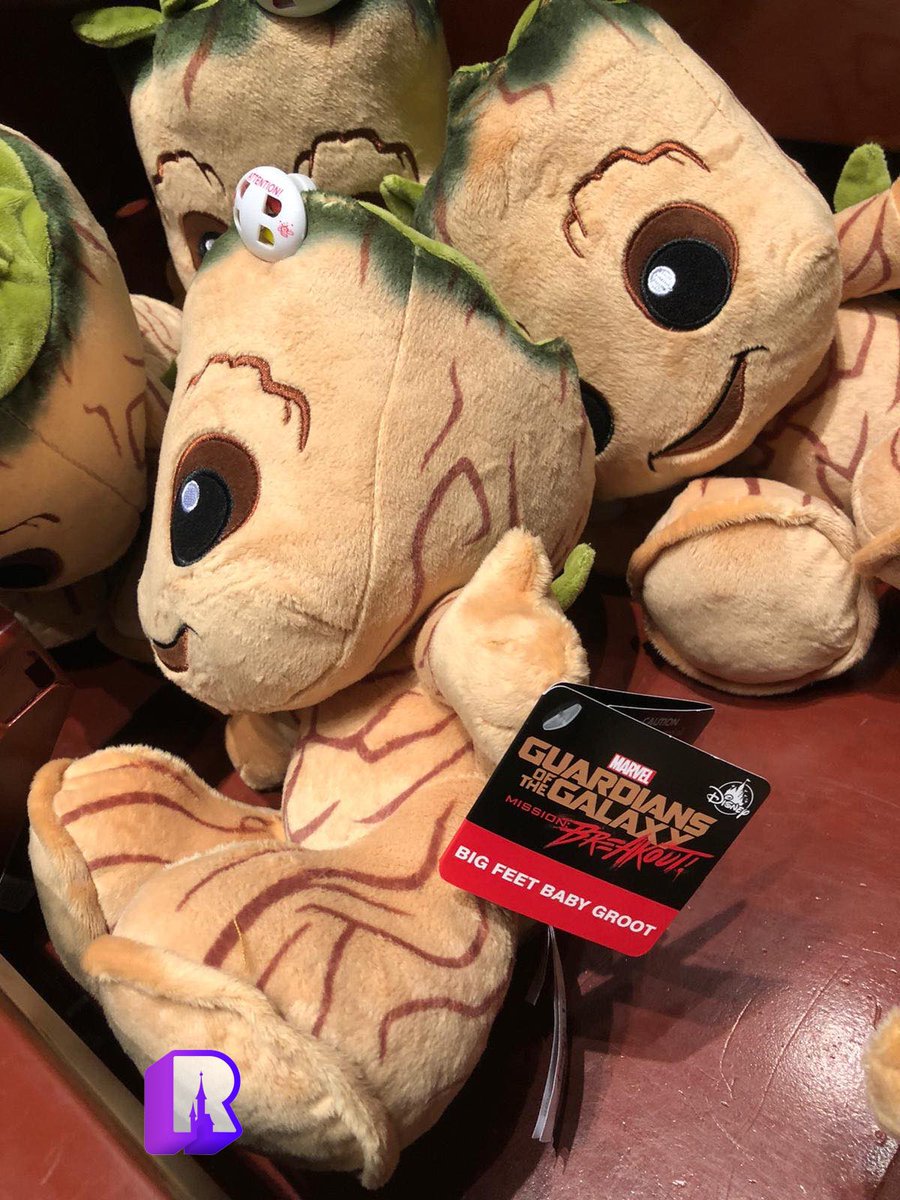 X 上的DLP Report：「🛍 “Big Feet” Baby Groot plush, from Mission Breakout 😅  (€25.99, Legends of Hollywood)  / X